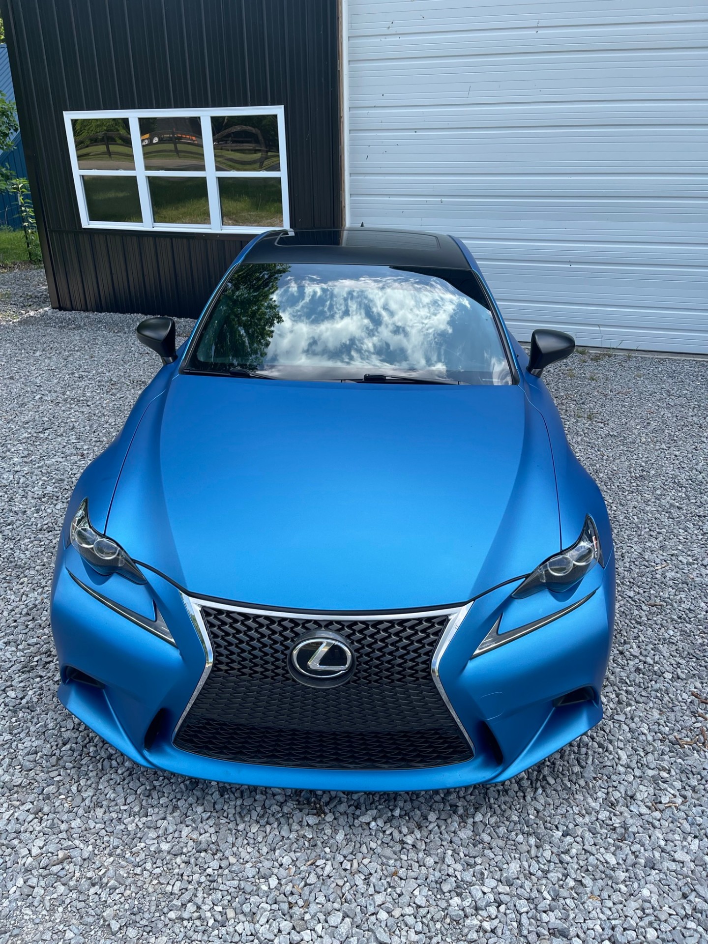 Lexus IS F-Sport — Matte Blue Color Change