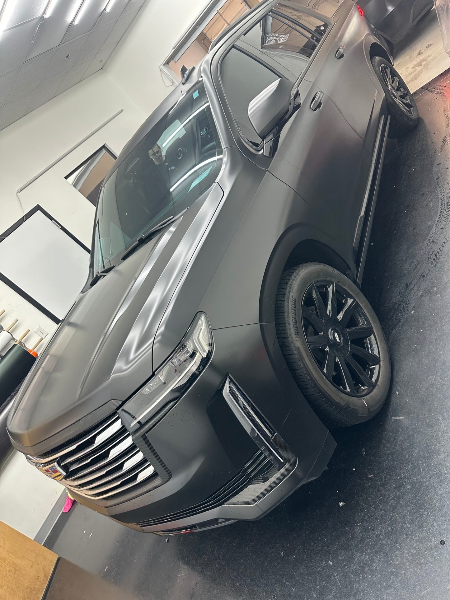 Cadillac Escalade — Satin Black Full Wrap