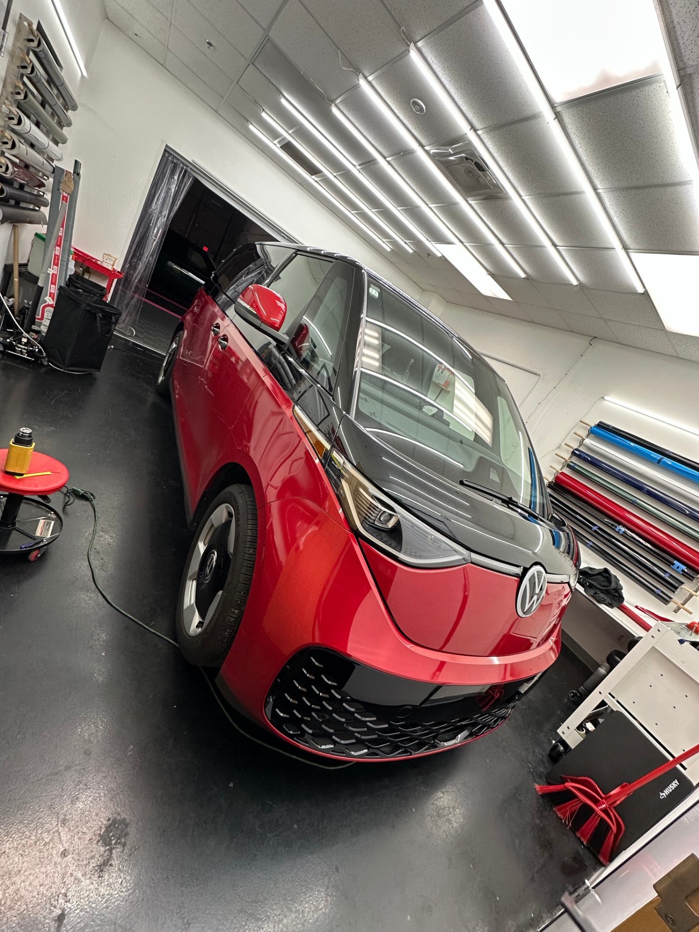 VW ID. Buzz — In Shop — Two-Tone Color Change