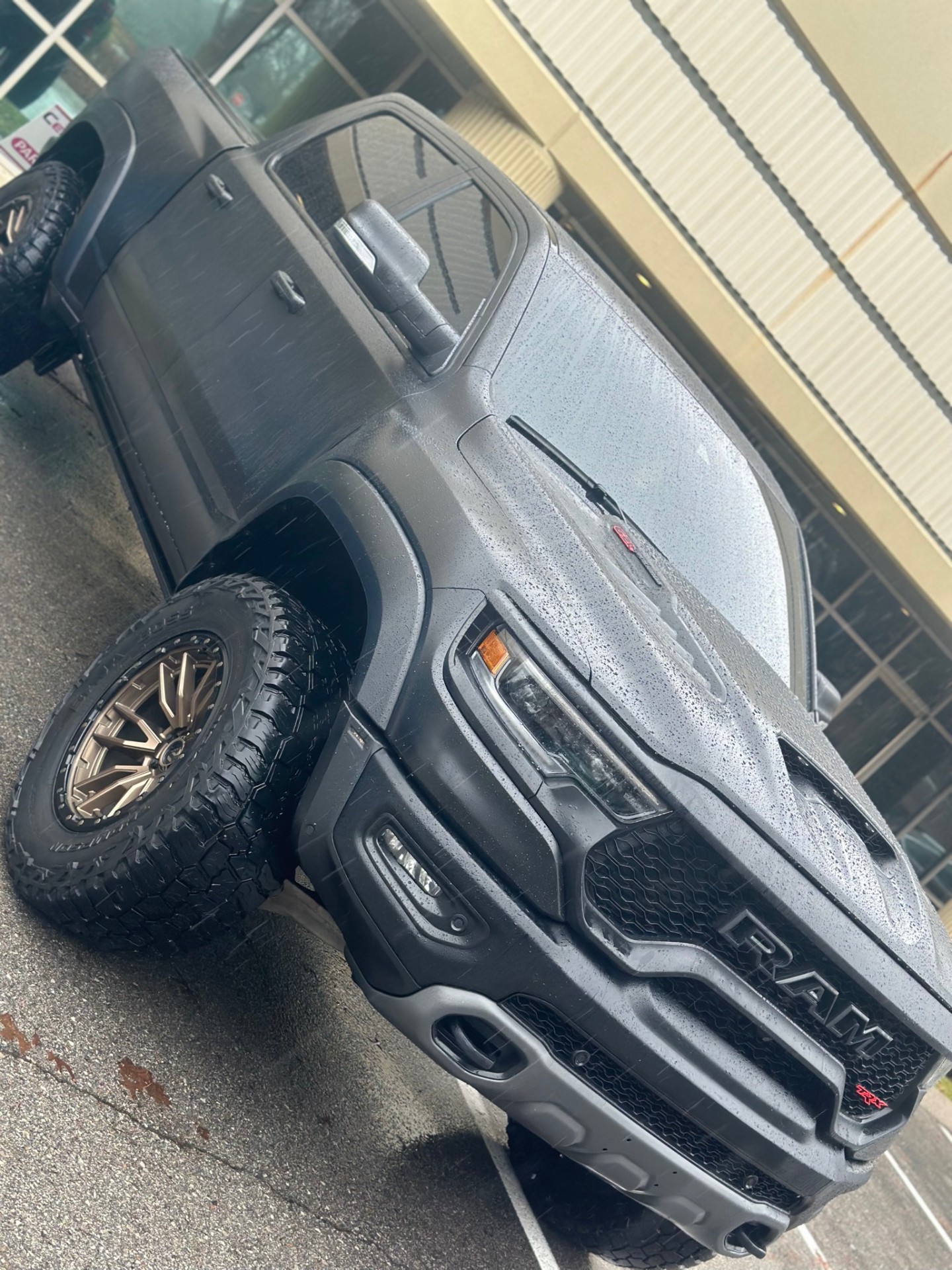 Ram TRX — Satin Black Beading Rain