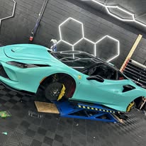 C8 Corvette — Gloss Mint Color Change